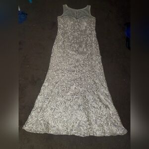 Elegant Cream Lace Dress